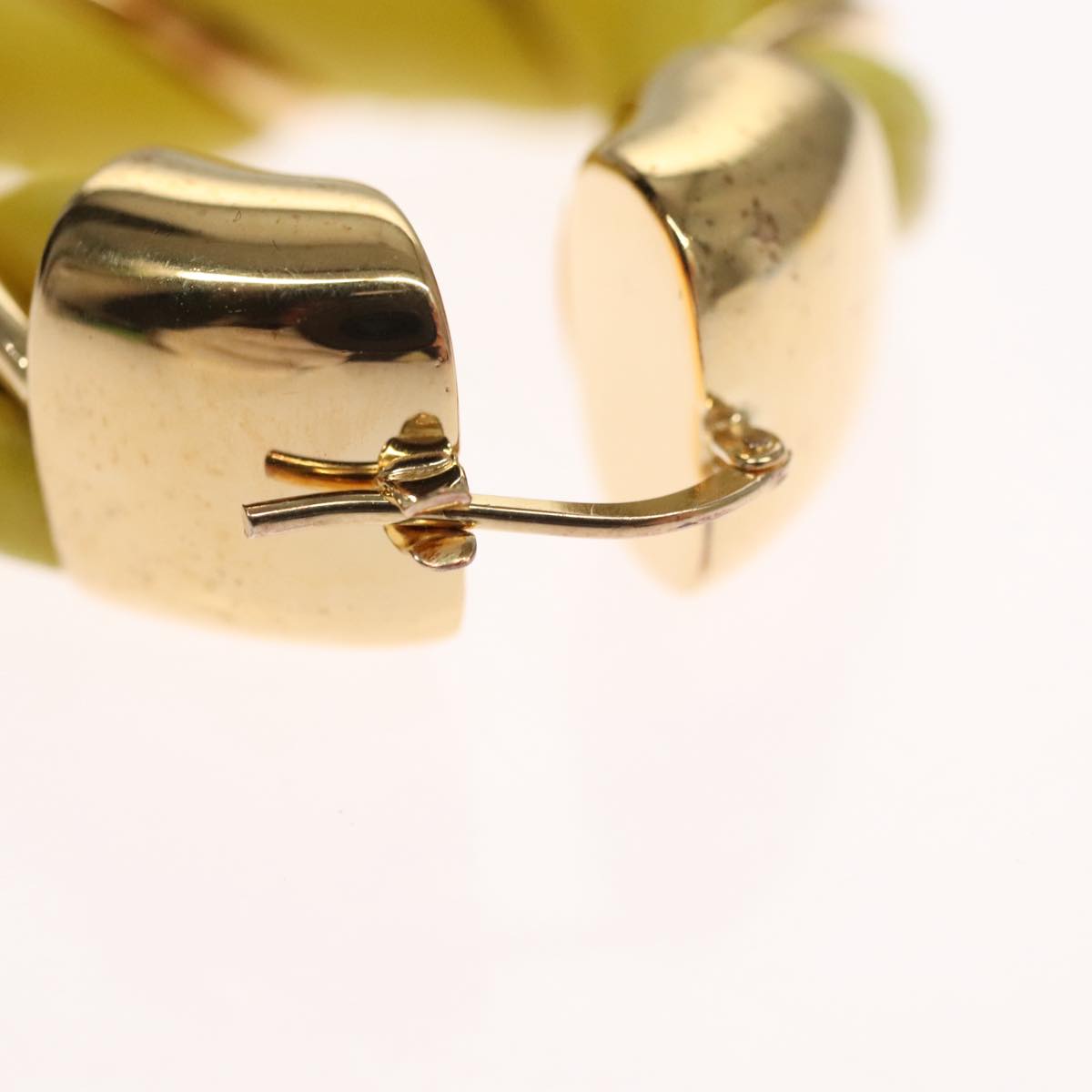 Bottega Veneta Triangle Gold Silver Earring Jewelry (Pre-Owned)