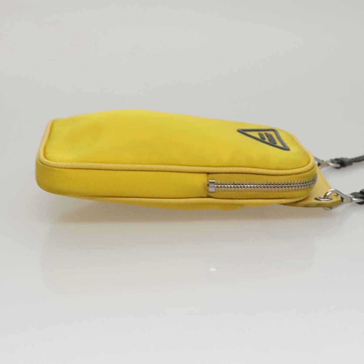 Prada Yellow Synthetic Shoulder Bag (Pre-Owned)