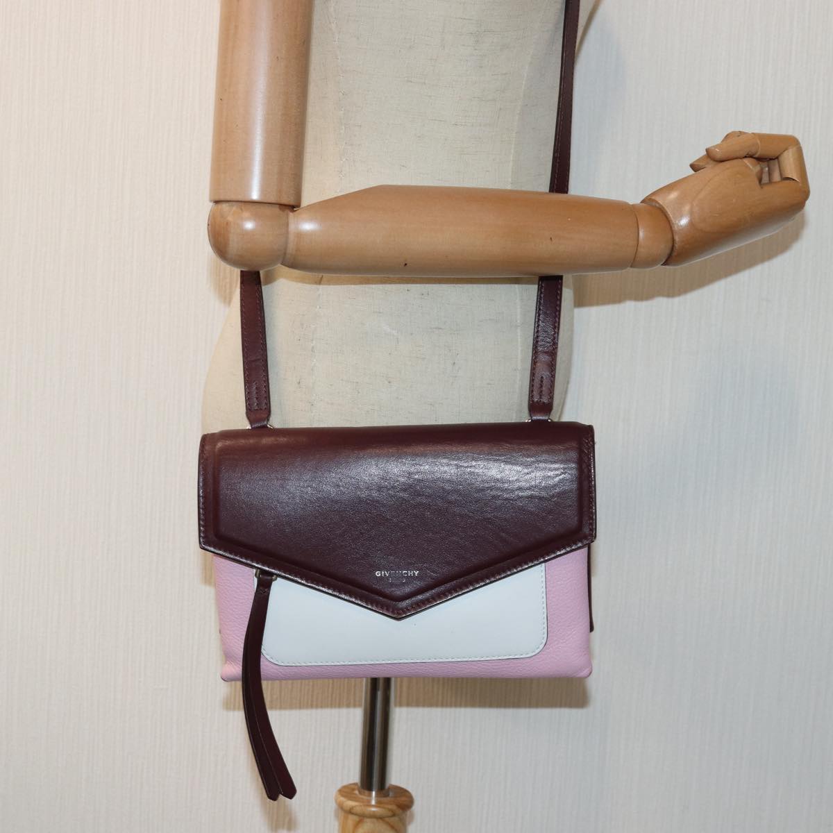 Givenchy Duet Multicolour Leather Shoulder Bag (Pre-Owned)