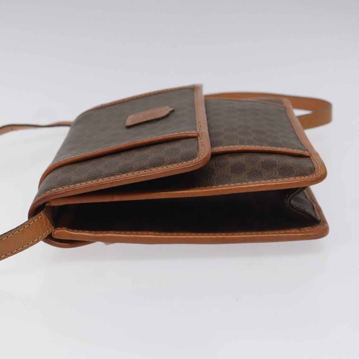 Céline Macadam Brown Canvas Shoulder Bag (Pre-Owned)