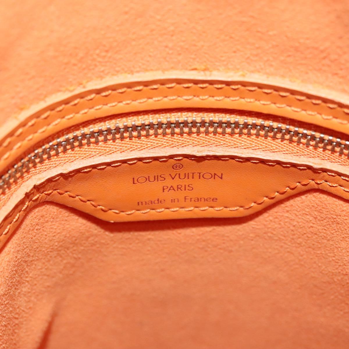 Louis Vuitton Bucket Pm Orange Leather Shoulder Bag (Pre-Owned)