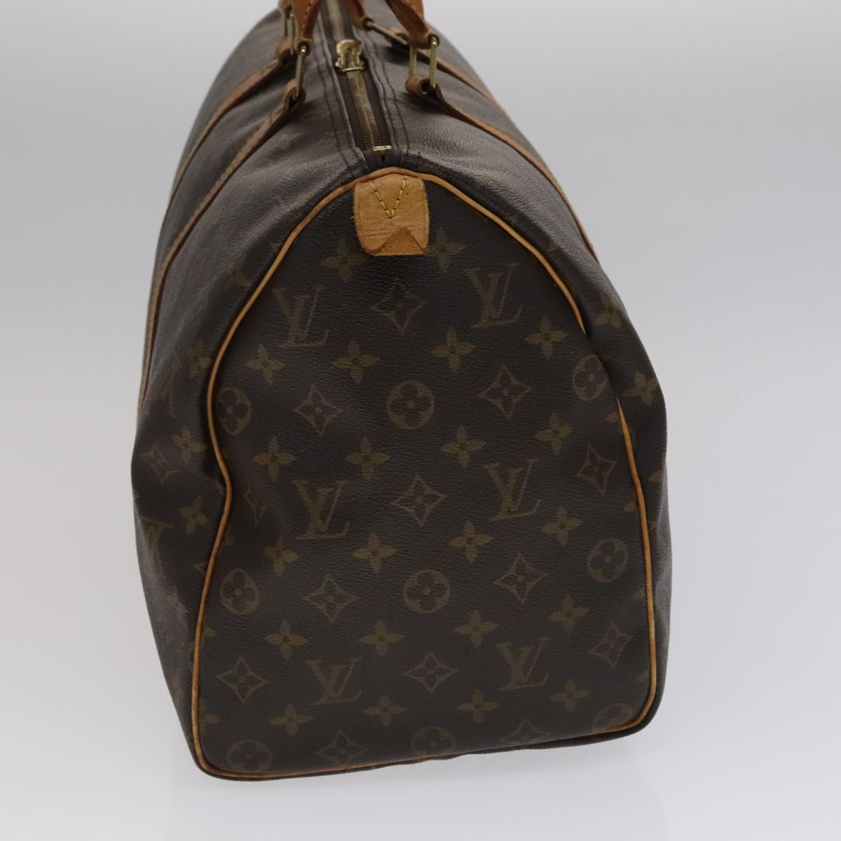 Louis Vuitton Keepall 45 Brown Canvas Travel Bag (Pre-Owned)