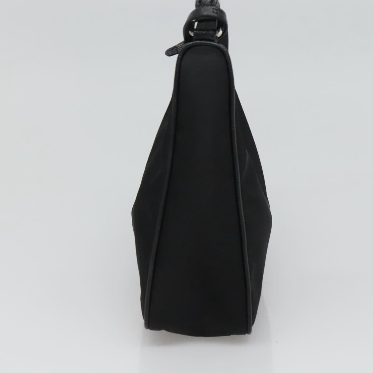Prada Re-Edition Black Canvas Shoulder Bag (Pre-Owned)