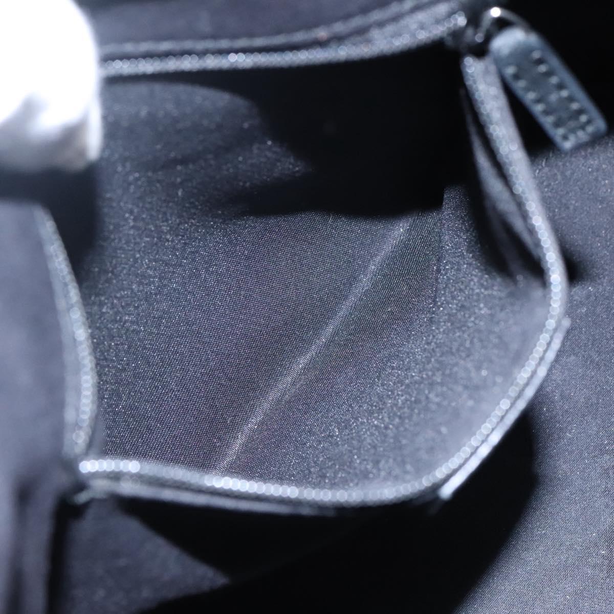 Gucci Jackie Black Canvas Shoulder Bag (Pre-Owned)