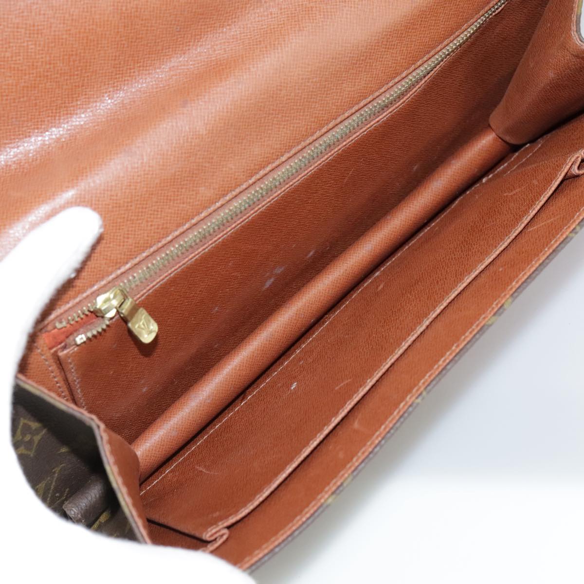 Louis Vuitton Pochette Dame Brown Canvas Clutch Bag (Pre-Owned)