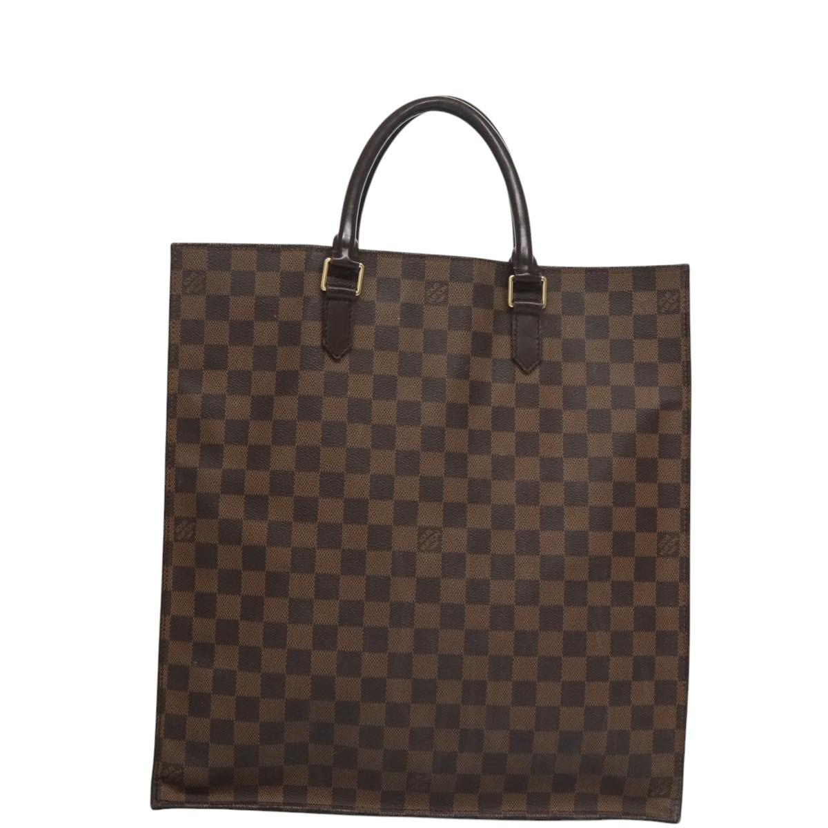 Louis Vuitton Sac Plat Brown Canvas Handbag (Pre-Owned)