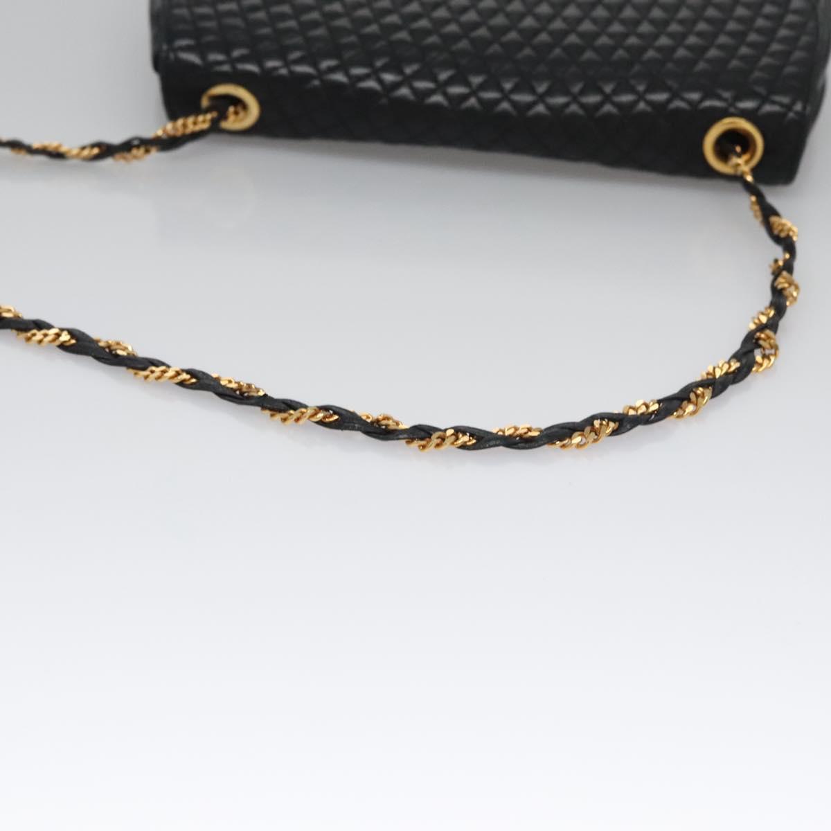 Bally Black Leather Shoulder Bag (Pre-Owned)