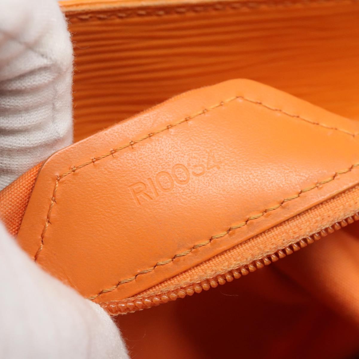 Louis Vuitton Sac Plat Orange Leather Handbag (Pre-Owned)
