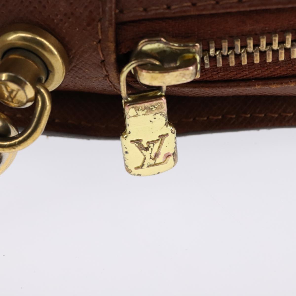 Louis Vuitton Orsay Brown Canvas Clutch Bag (Pre-Owned)