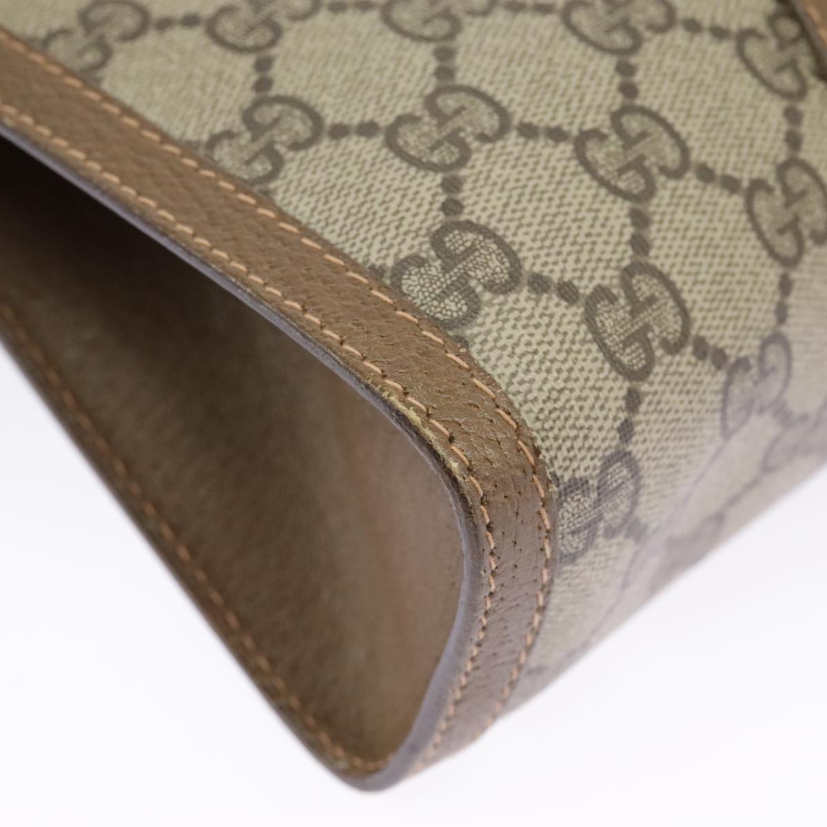 Gucci Ophidia Beige Canvas Clutch Bag (Pre-Owned)