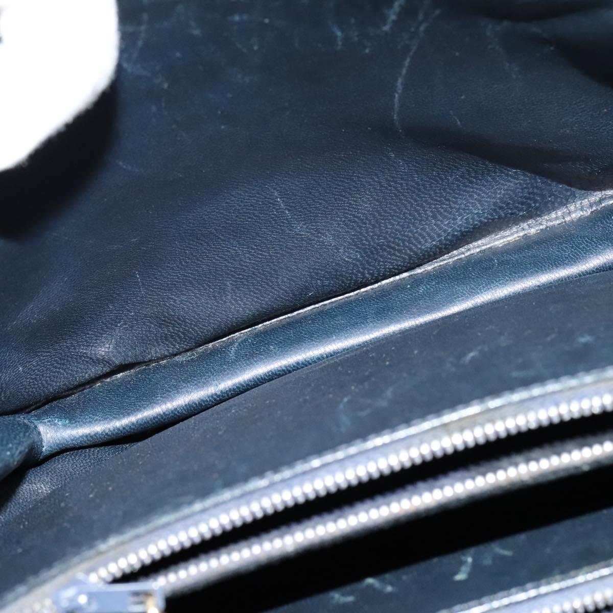 Céline Macadam Navy Canvas Shoulder Bag (Pre-Owned)