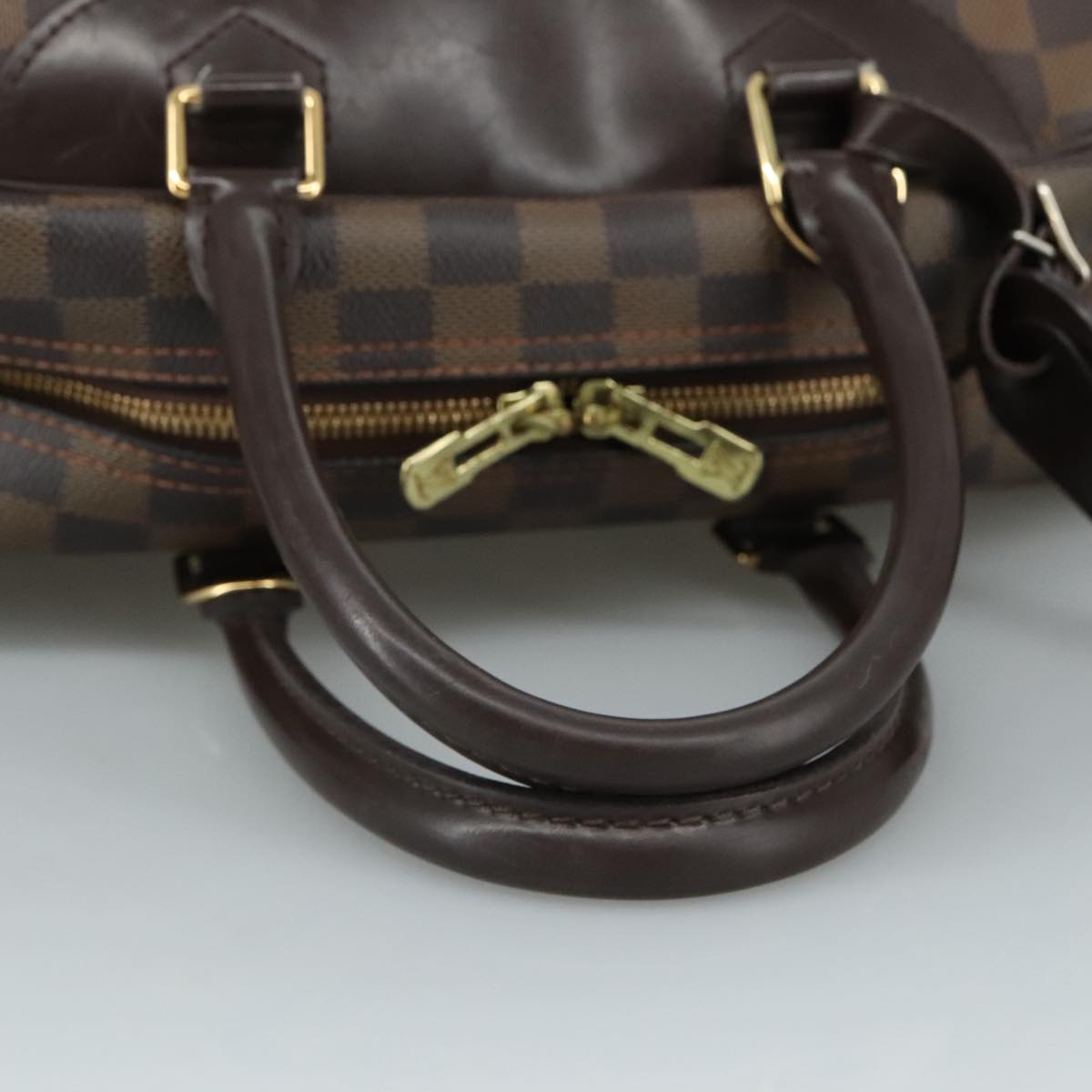 Louis Vuitton Deauville Brown Canvas Tote Bag (Pre-Owned)