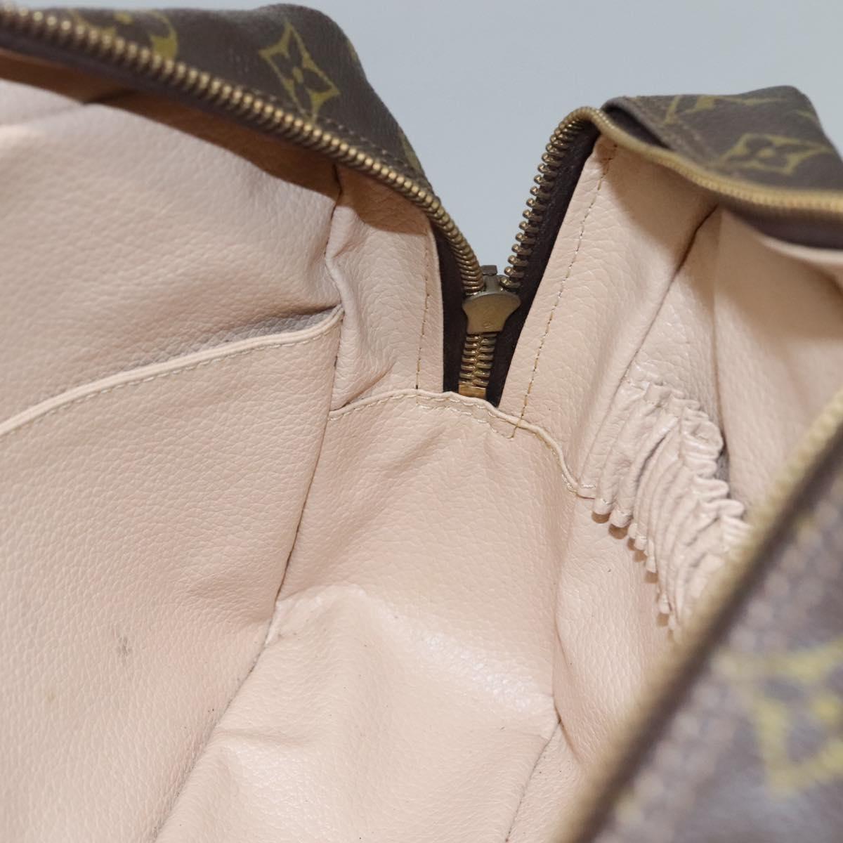 Louis Vuitton Trousse Toilette 28 Brown Canvas Clutch Bag (Pre-Owned)