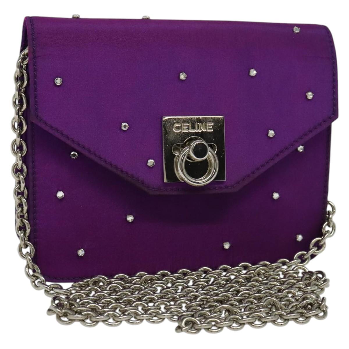 Céline Purple Synthetic Shoulder Bag (Pre-Owned)