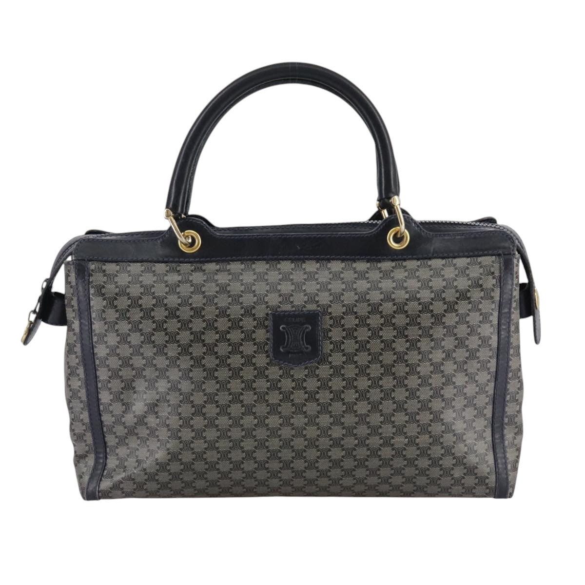 Céline Macadam Navy Canvas Handbag (Pre-Owned)