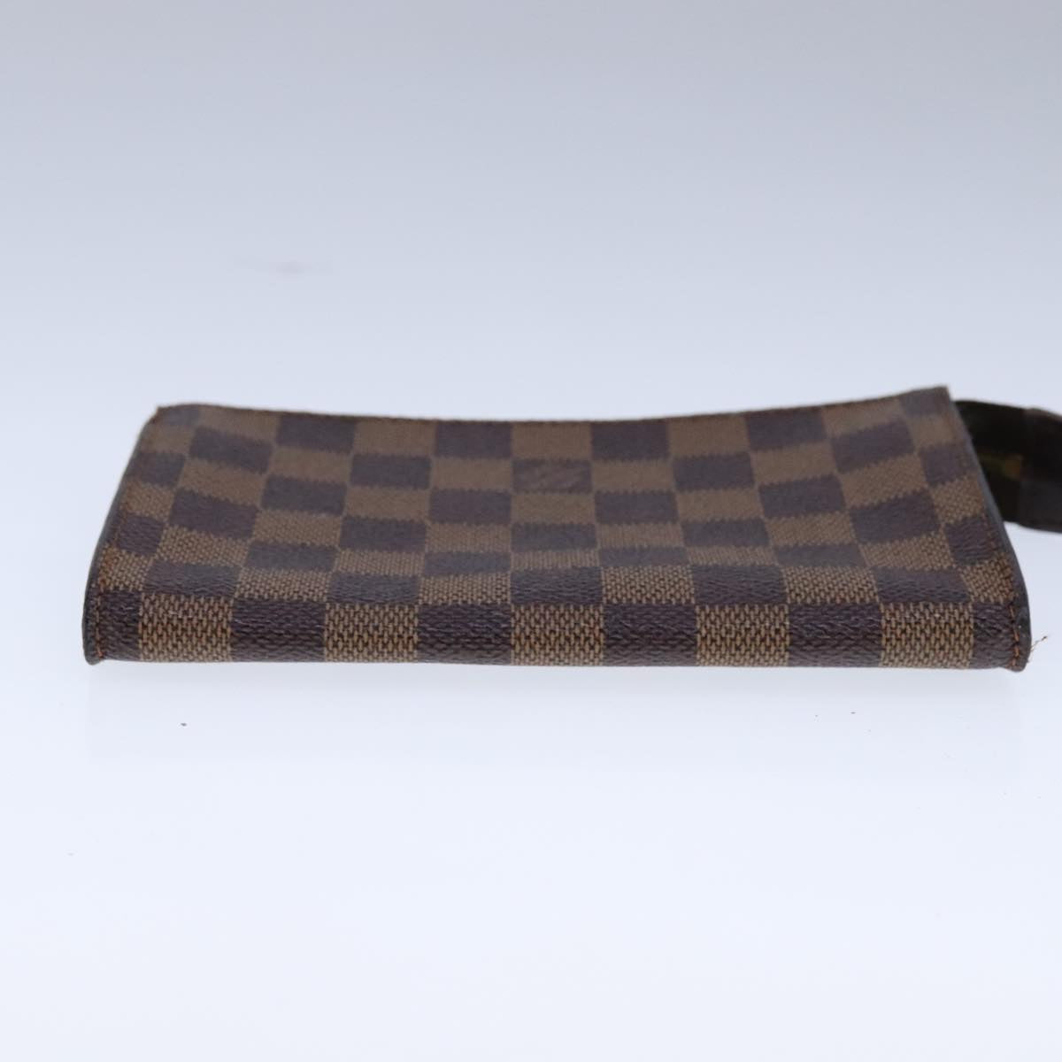 Louis Vuitton Pochette Accessoire Brown Canvas Clutch Bag (Pre-Owned)