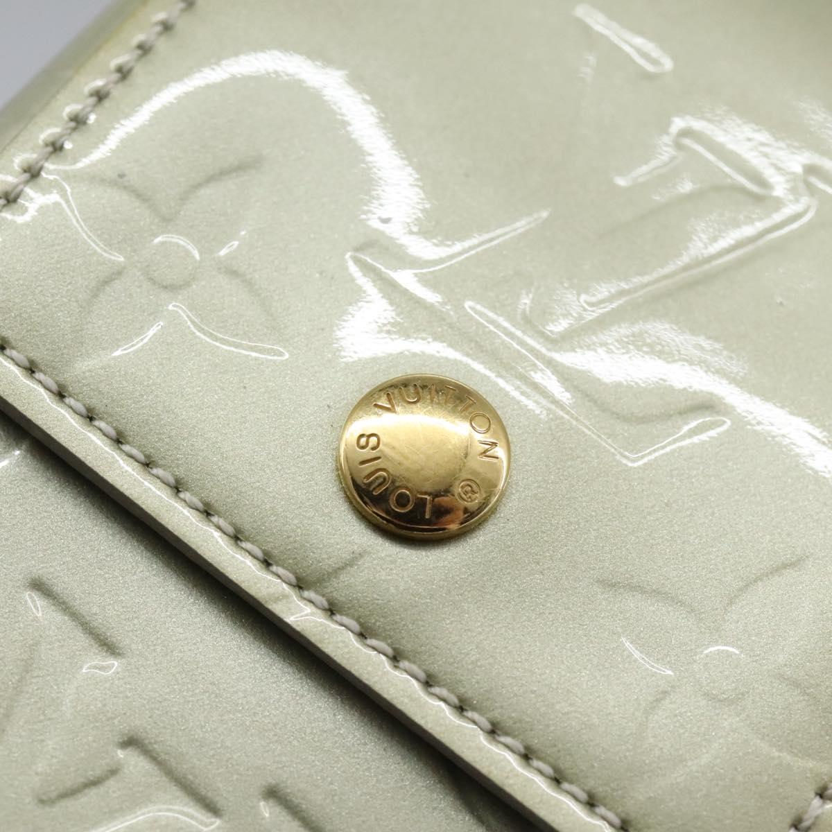Louis Vuitton Etuit À Cigarettes Green Patent Leather Wallet (Pre-Owned)