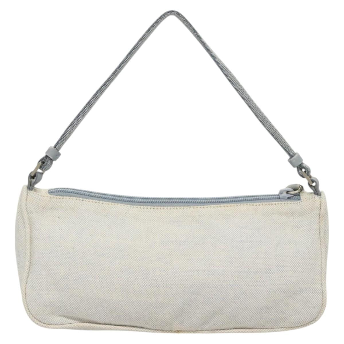 Prada Sports Blue Canvas Clutch Bag (Pre-Owned)