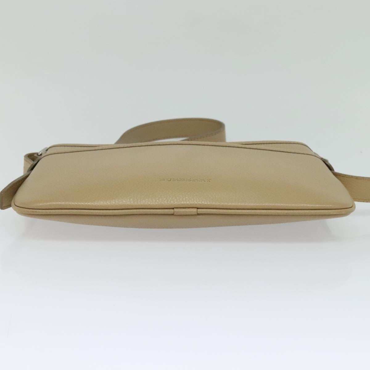 Burberry - Beige Leather Shoulder Bag (Pre-Owned)
