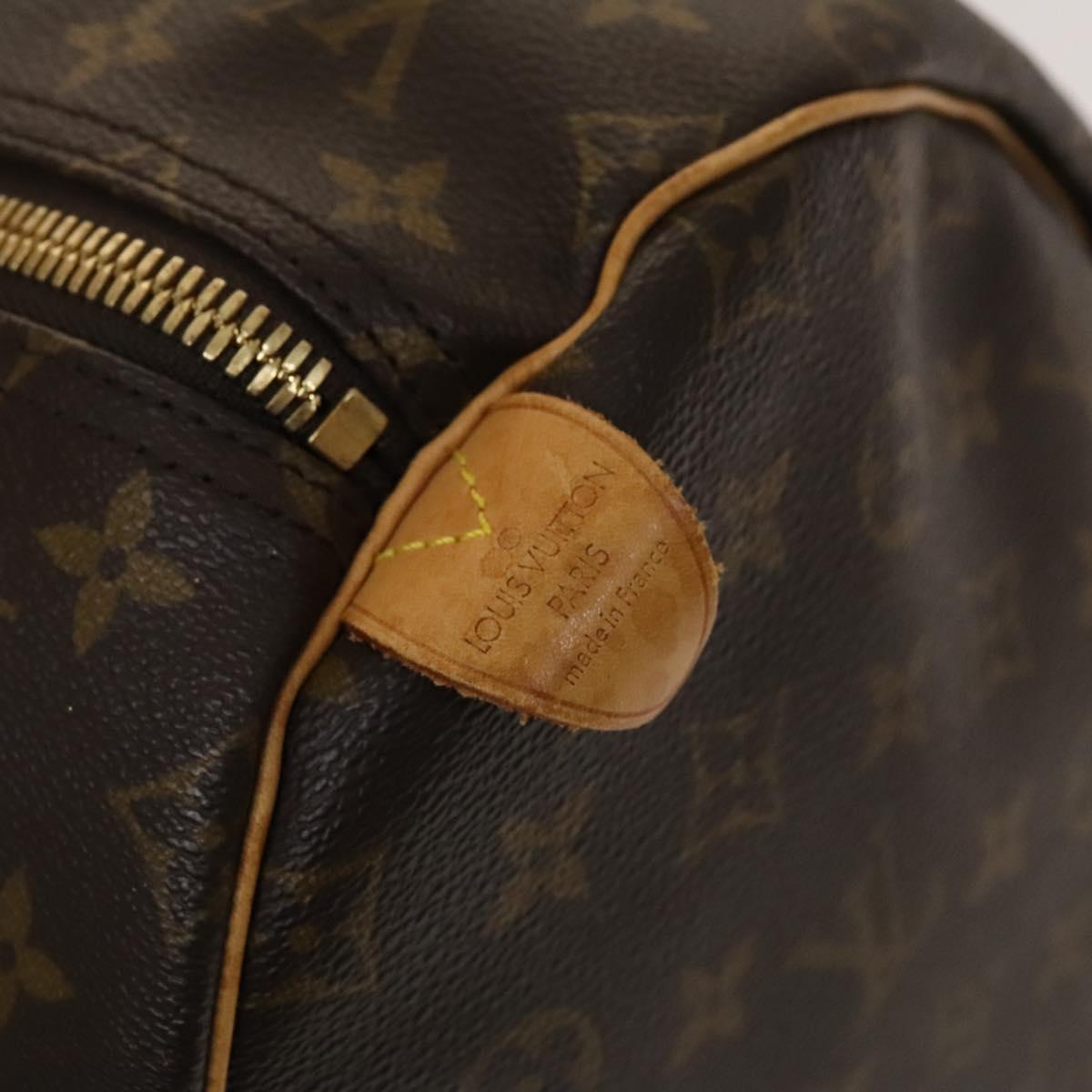 Louis Vuitton Keepall 55 Brown Canvas Travel Bag (Pre-Owned)