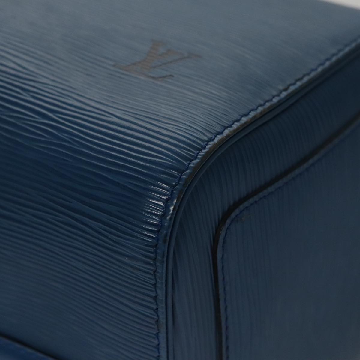 Louis Vuitton Speedy 30 Navy Leather Handbag (Pre-Owned)