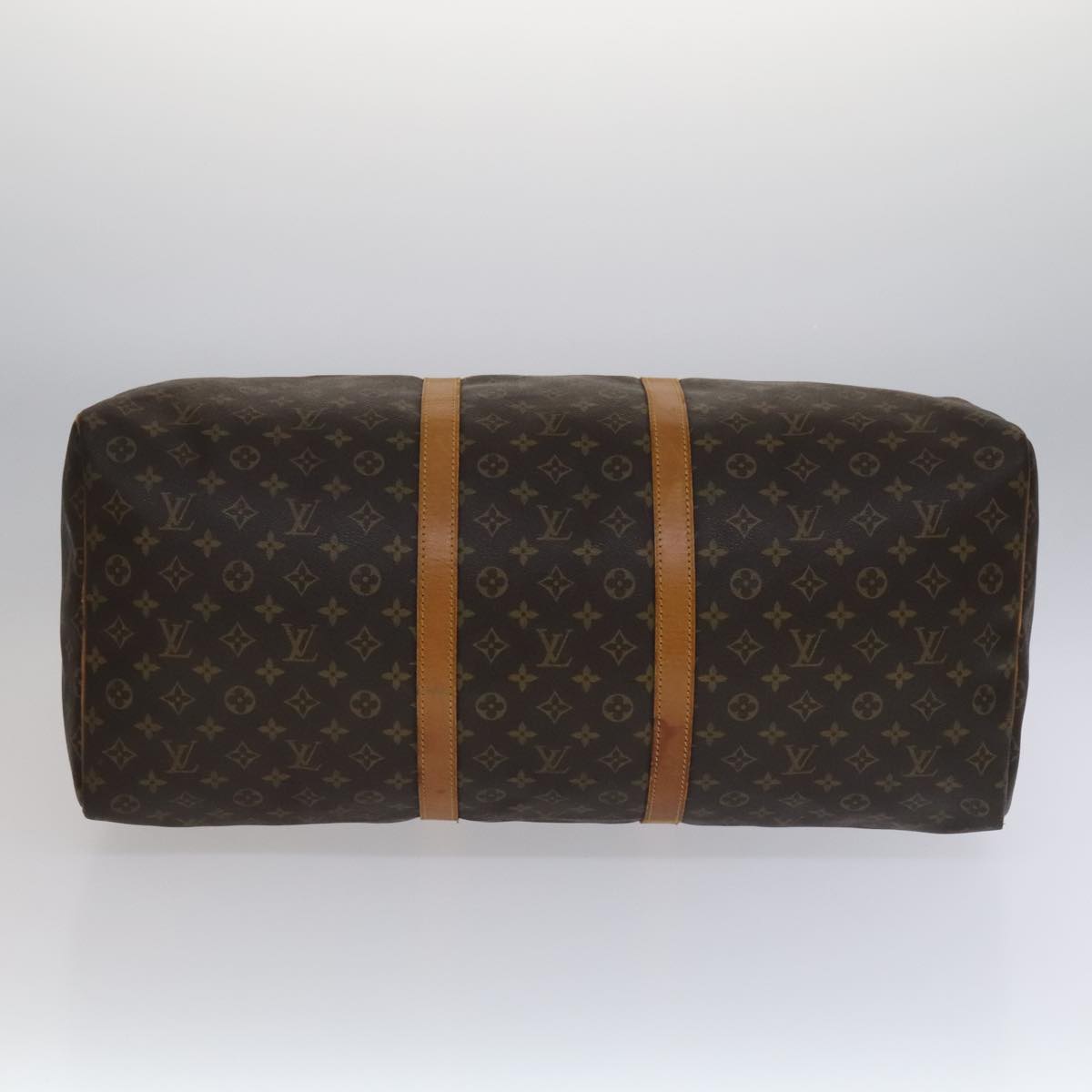 Louis Vuitton Keepall 60 Brown Canvas Travel Bag (Pre-Owned)
