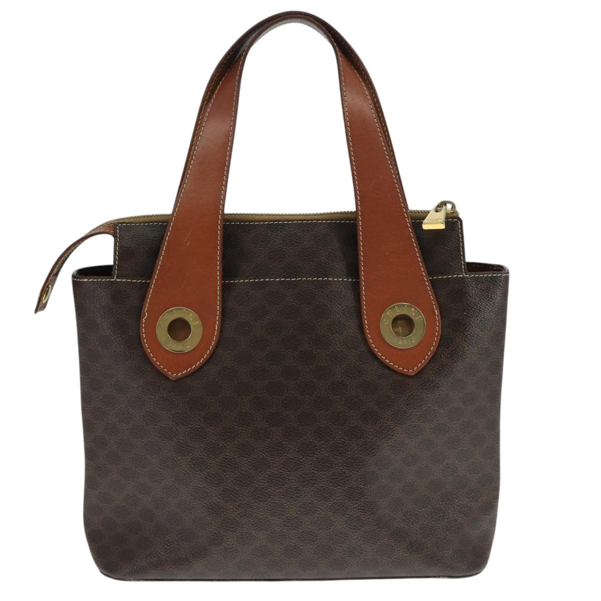 Céline Macadam Brown Canvas Handbag (Pre-Owned)