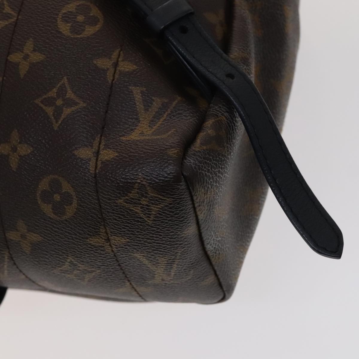 Louis Vuitton Palm Springs Mm Brown Canvas Backpack Bag (Pre-Owned)