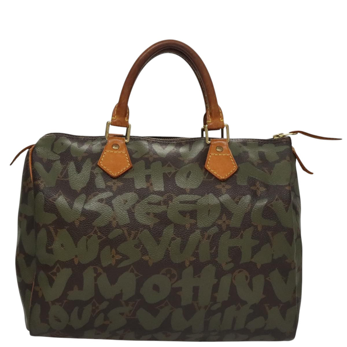 Louis Vuitton Speedy 30 Brown Canvas Handbag (Pre-Owned)