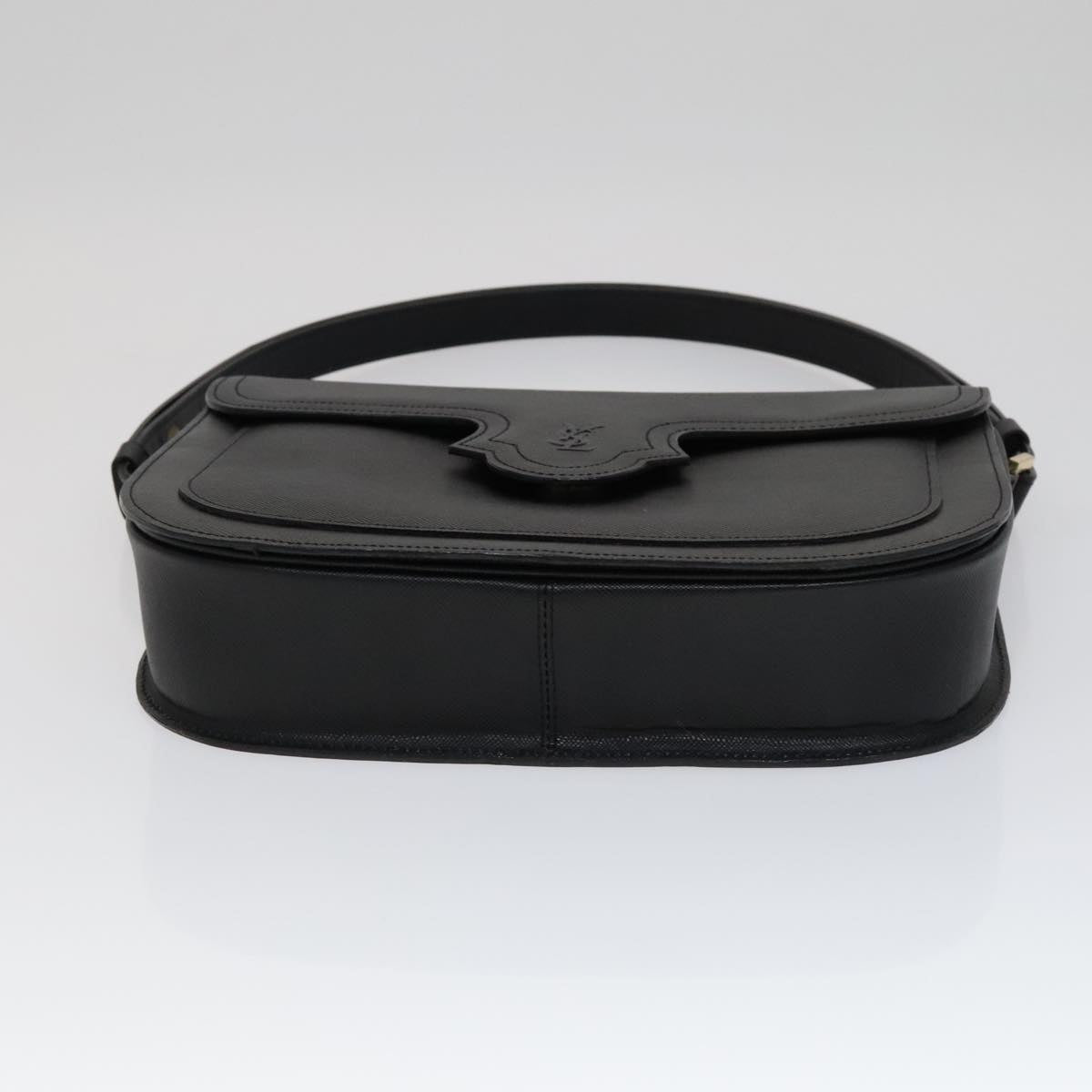 Yves Saint Laurent Black Leather Shoulder Bag (Pre-Owned)