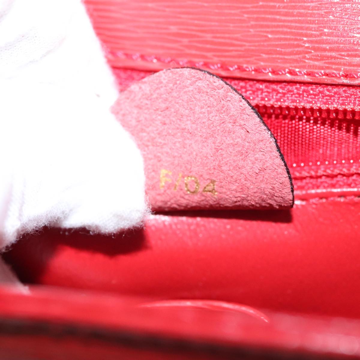 Céline Triomphe Red Leather Handbag (Pre-Owned)