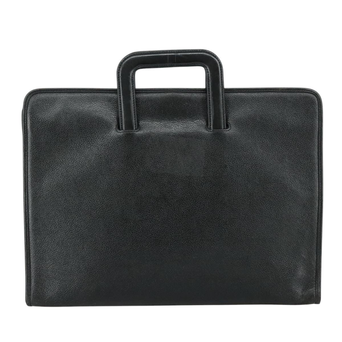 Givenchy Black Leather Briefcase Bag (Pre-Owned)