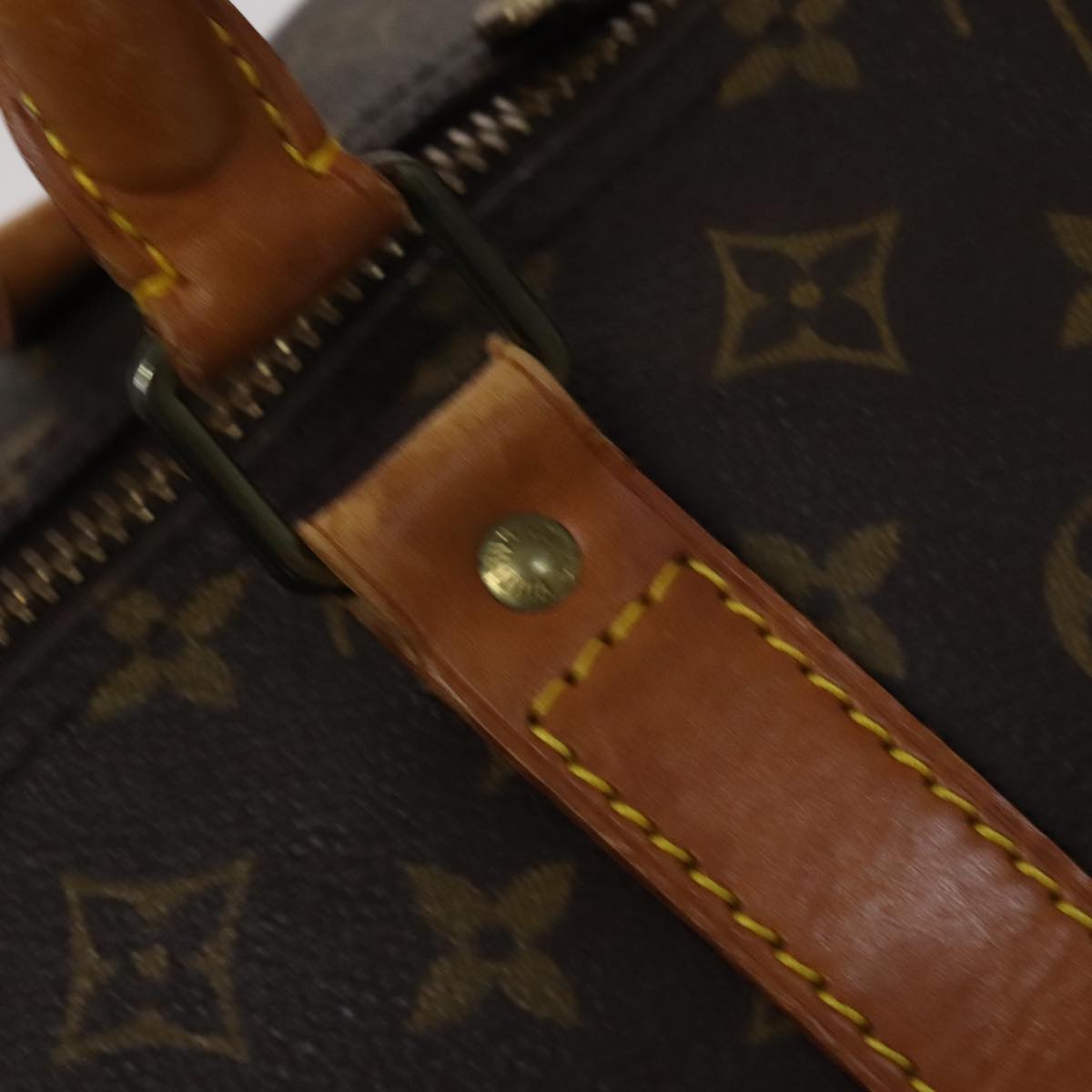 Louis Vuitton Keepall 60 Brown Canvas Travel Bag (Pre-Owned)