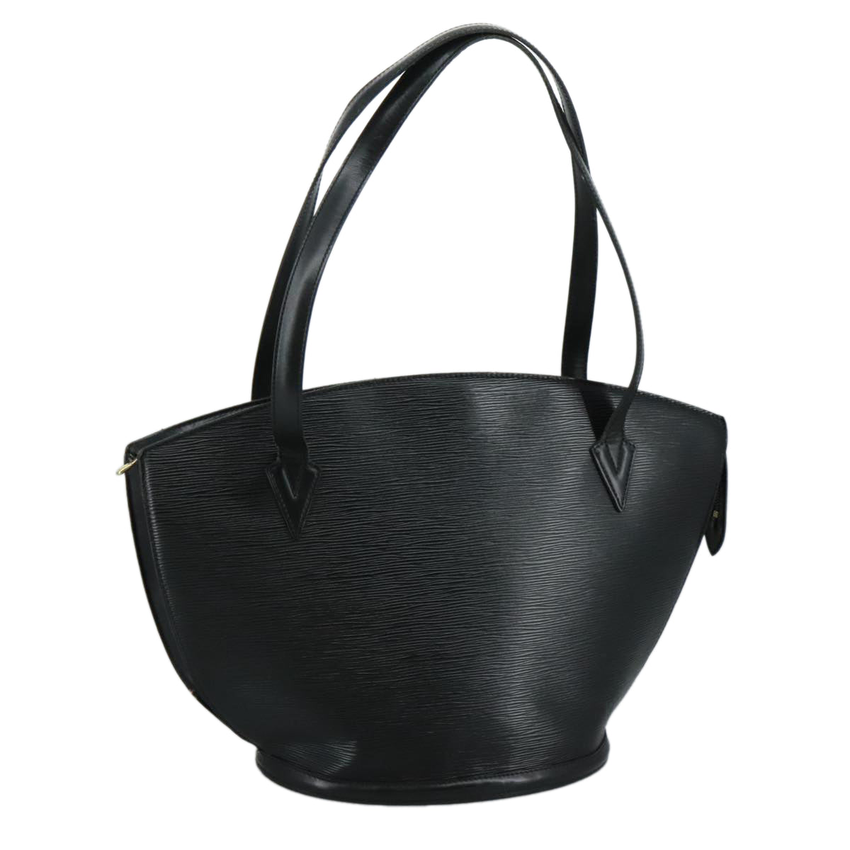 Louis Vuitton Saint Jacques Black Leather Shoulder Bag (Pre-Owned)