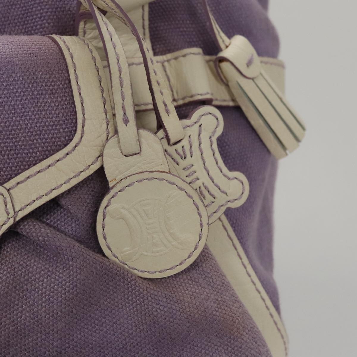 Céline Purple Canvas Tote Bag (Pre-Owned)