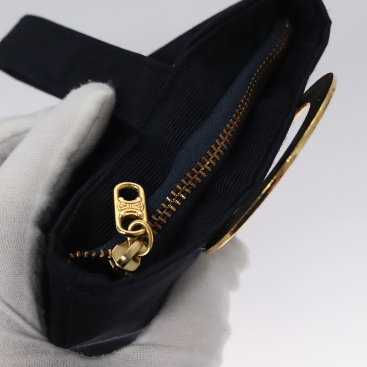 Céline Logo Du Cercle Black Synthetic Clutch Bag (Pre-Owned)