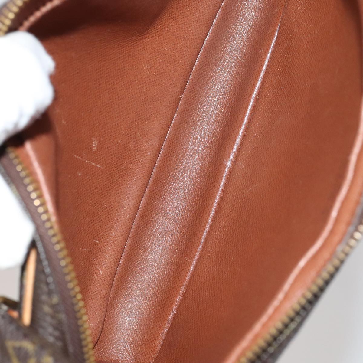 Louis Vuitton Marly Brown Canvas Shoulder Bag (Pre-Owned)