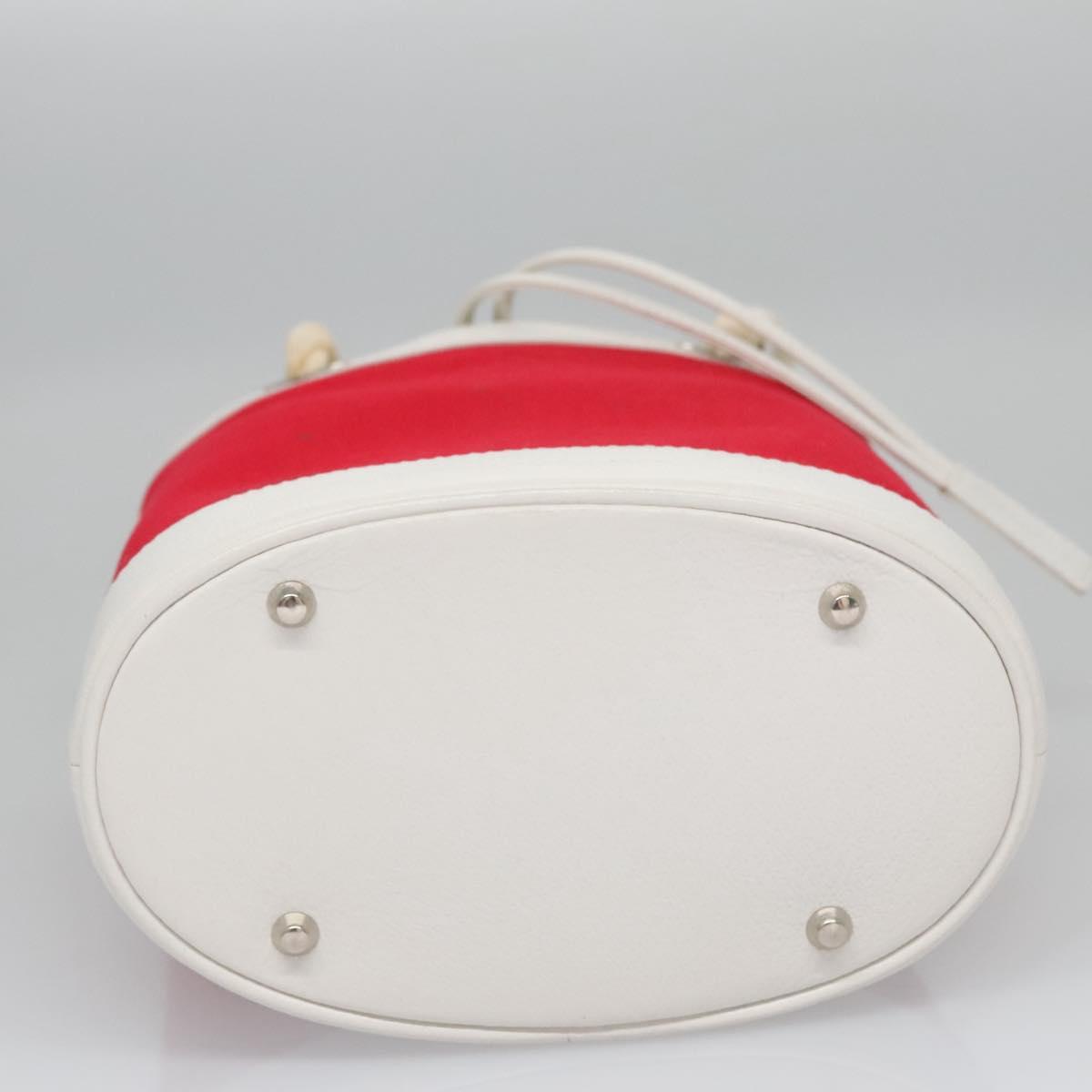 Burberry Nova Check Red Canvas Handbag (Pre-Owned)