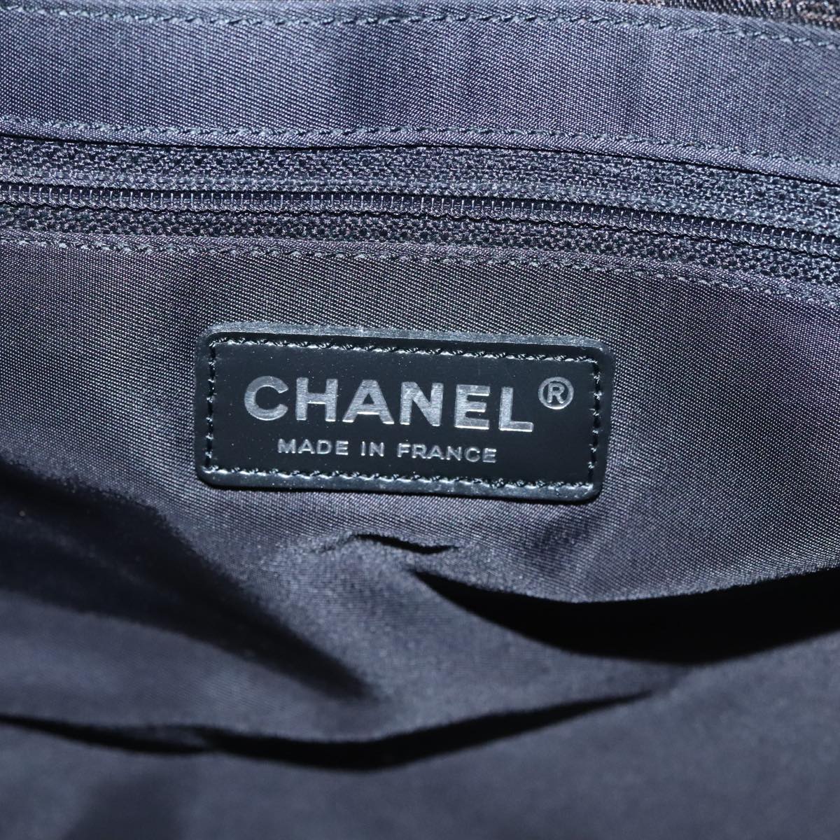 Chanel Travel Line Brown Synthetic Tote Bag (Pre-Owned)