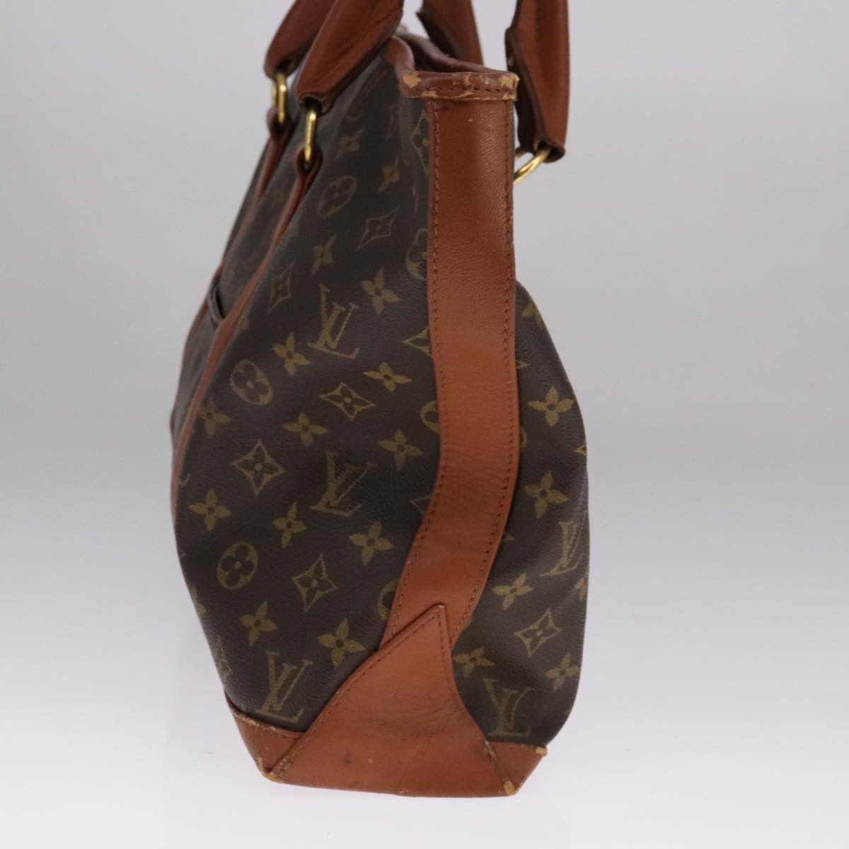 Louis Vuitton Weekend Pm Brown Canvas Tote Bag (Pre-Owned)