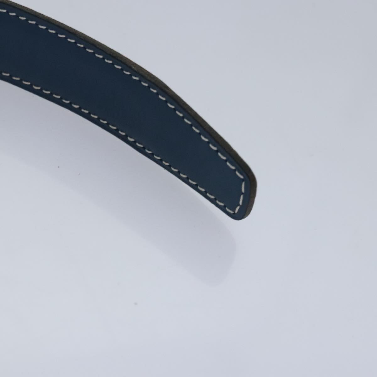 Hermès Constance Blue Leather Belt (Pre-Owned)