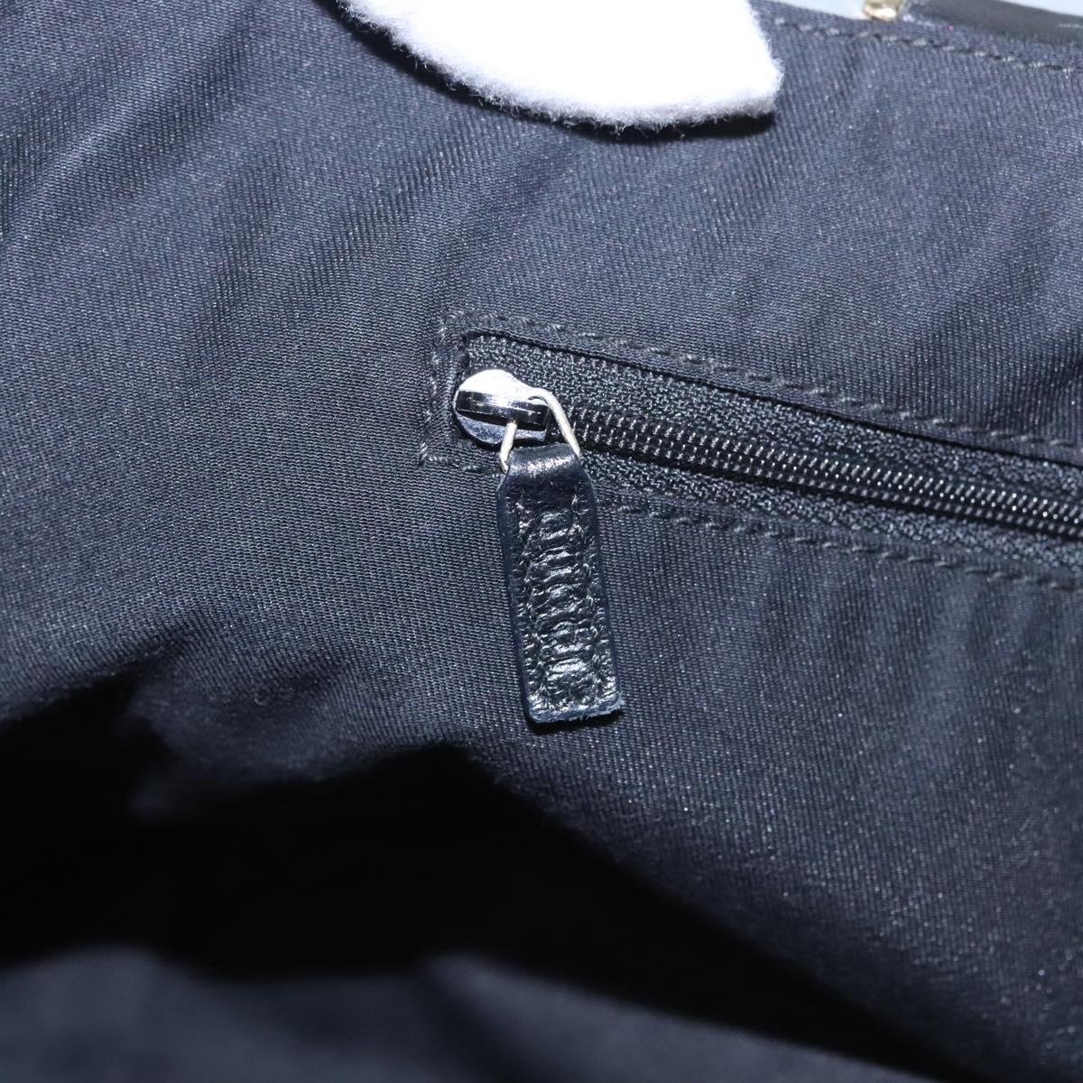 Gucci Abbey Black Canvas Tote Bag (Pre-Owned)