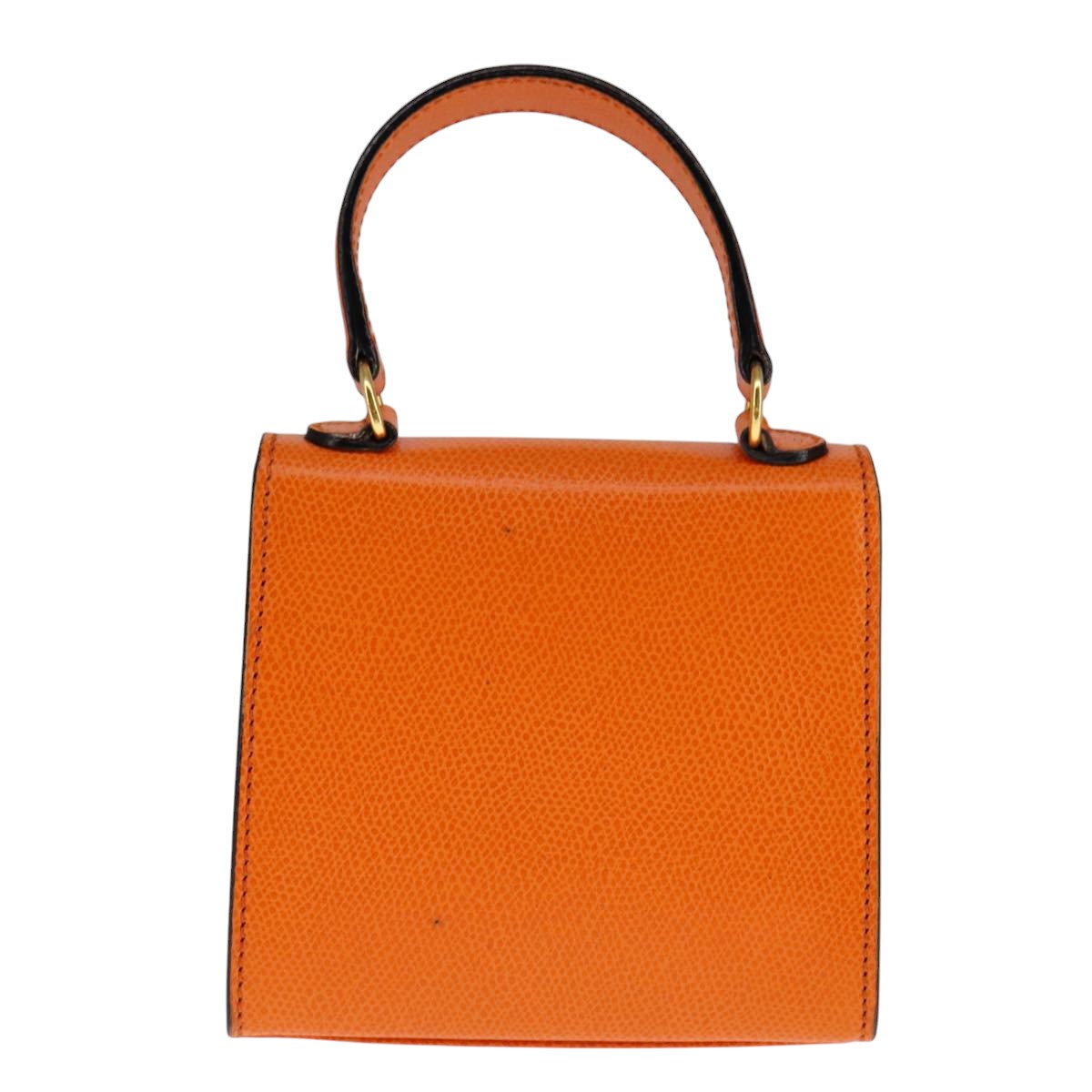 Céline Kelly Orange Leather Handbag (Pre-Owned)