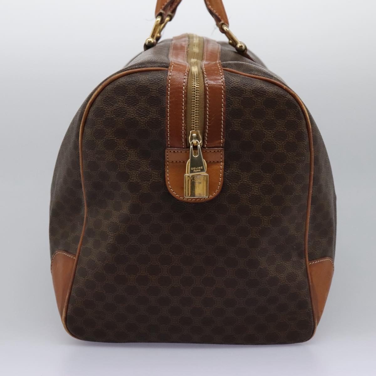 Céline Boston Brown Canvas Travel Bag (Pre-Owned)