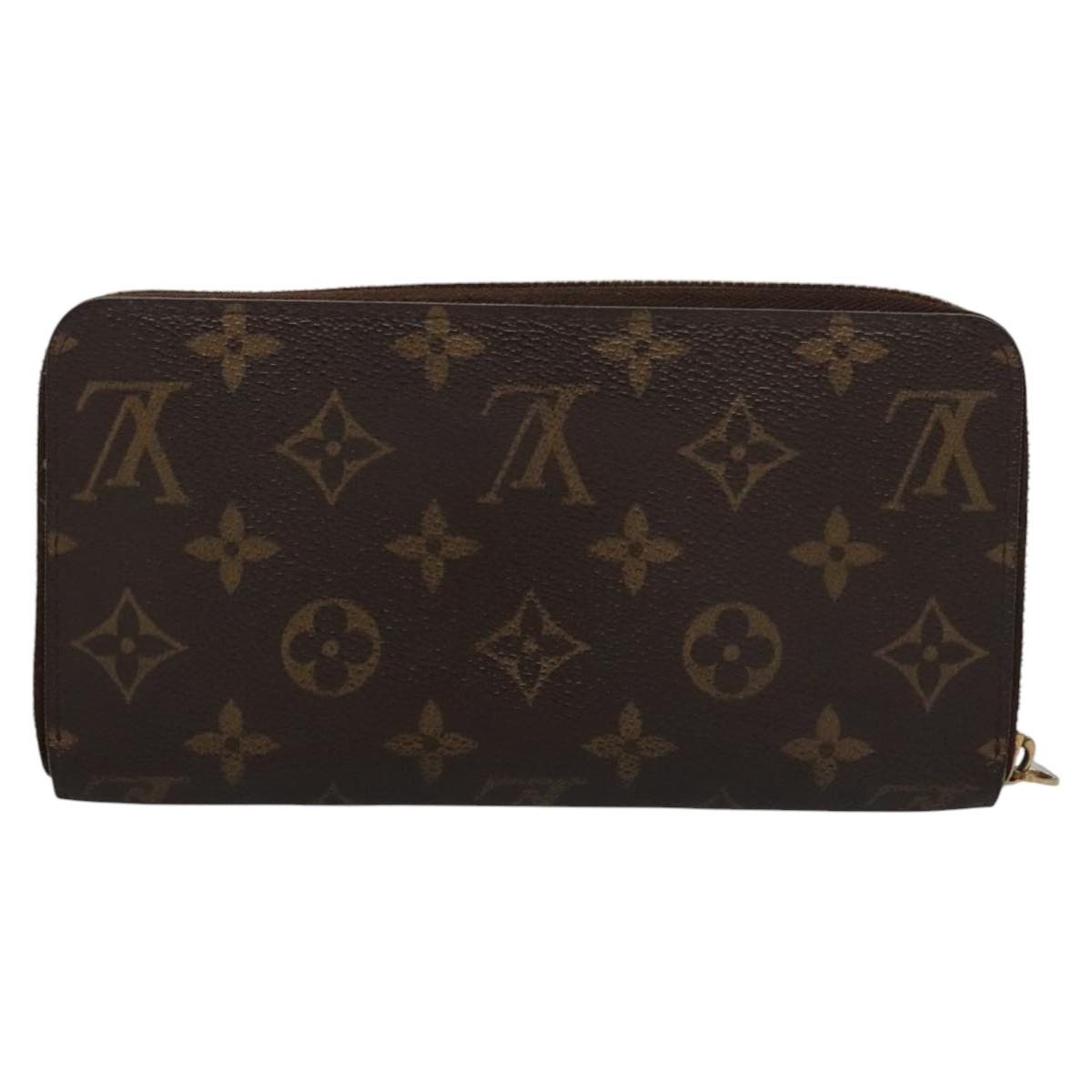 Louis Vuitton Zippy Wallet Brown Canvas Wallet (Pre-Owned)