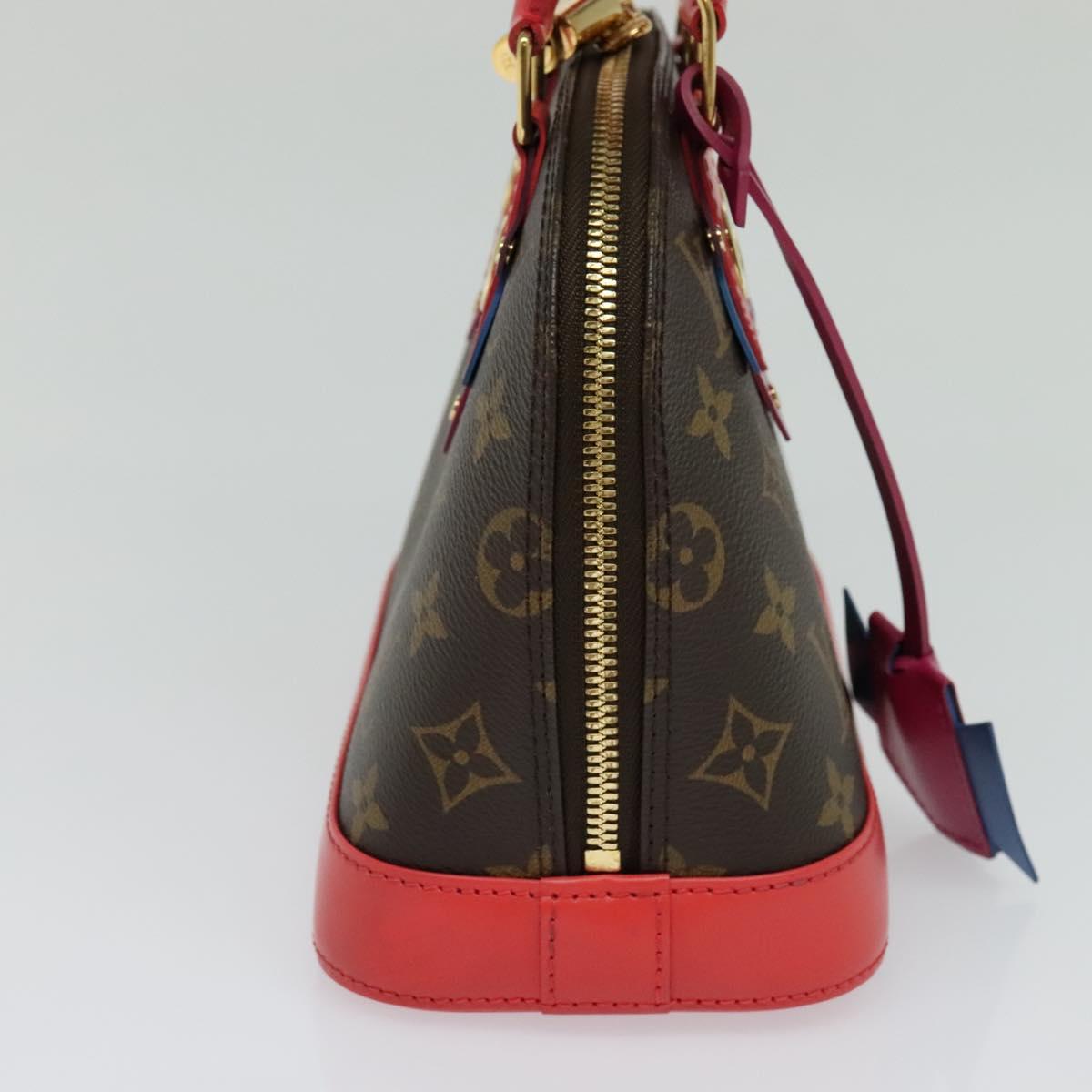 Louis Vuitton Alma Bb Red Canvas Handbag (Pre-Owned)