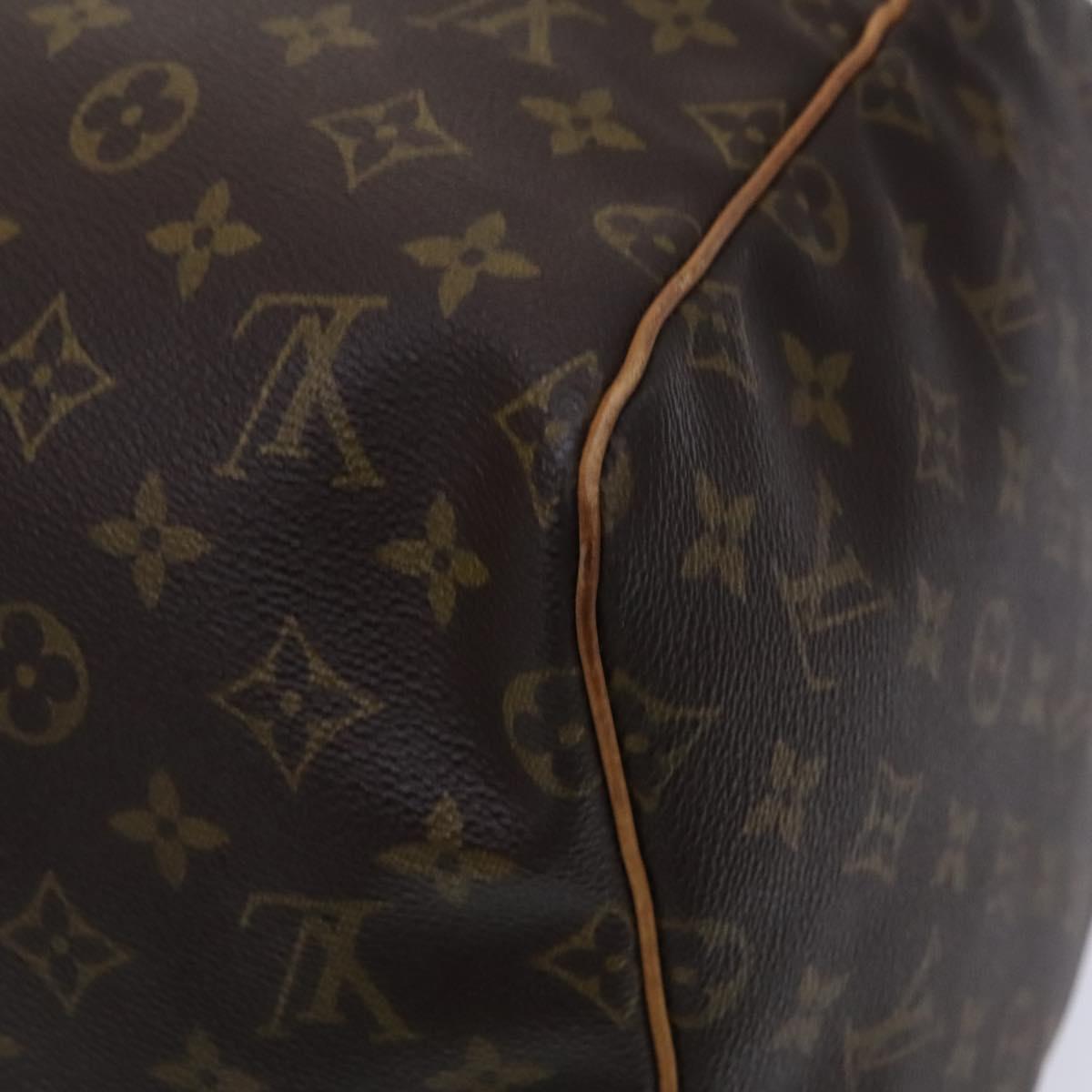 Louis Vuitton Keepall 55 Brown Canvas Travel Bag (Pre-Owned)