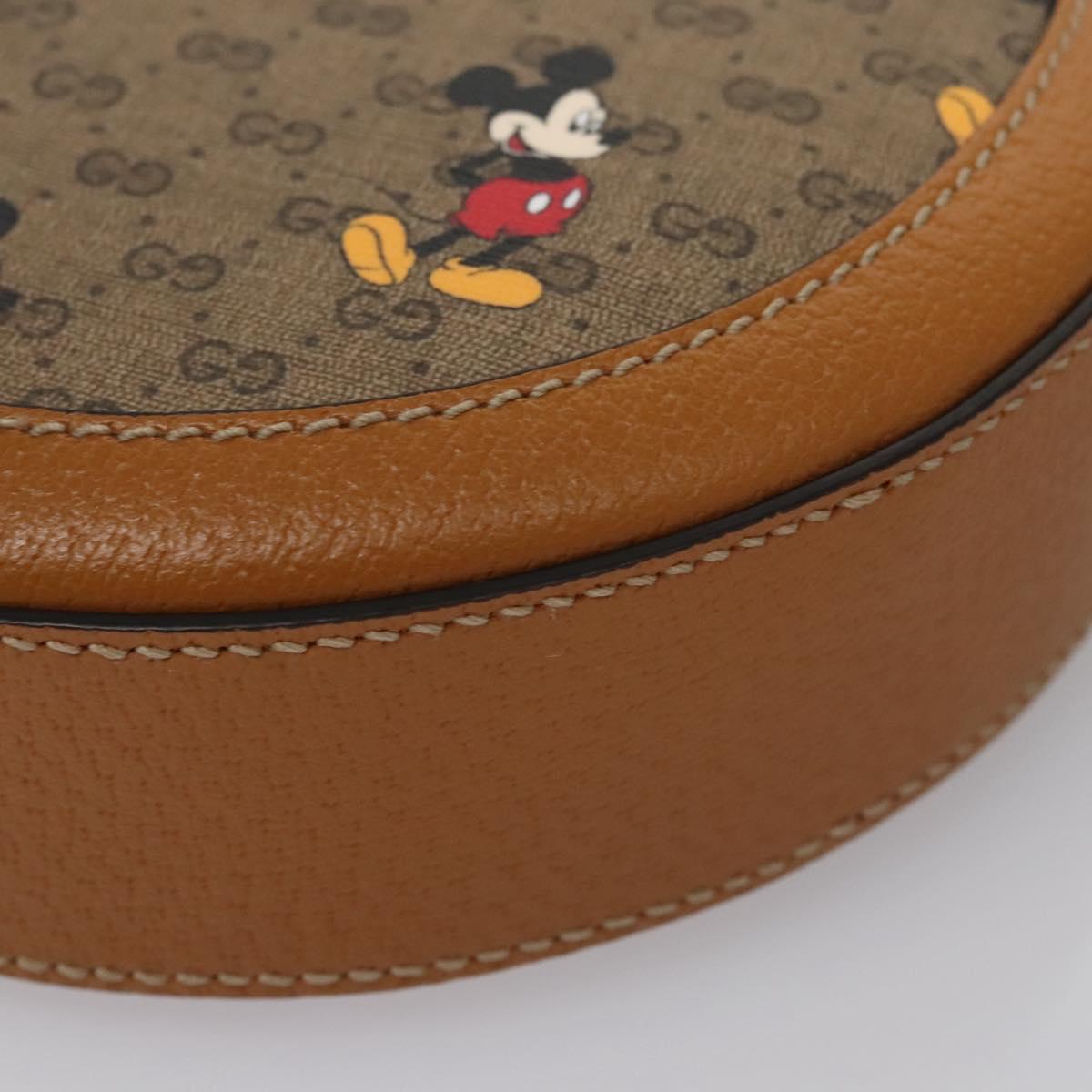 Gucci Disney X Gucci Beige Wicker Shoulder Bag (Pre-Owned)