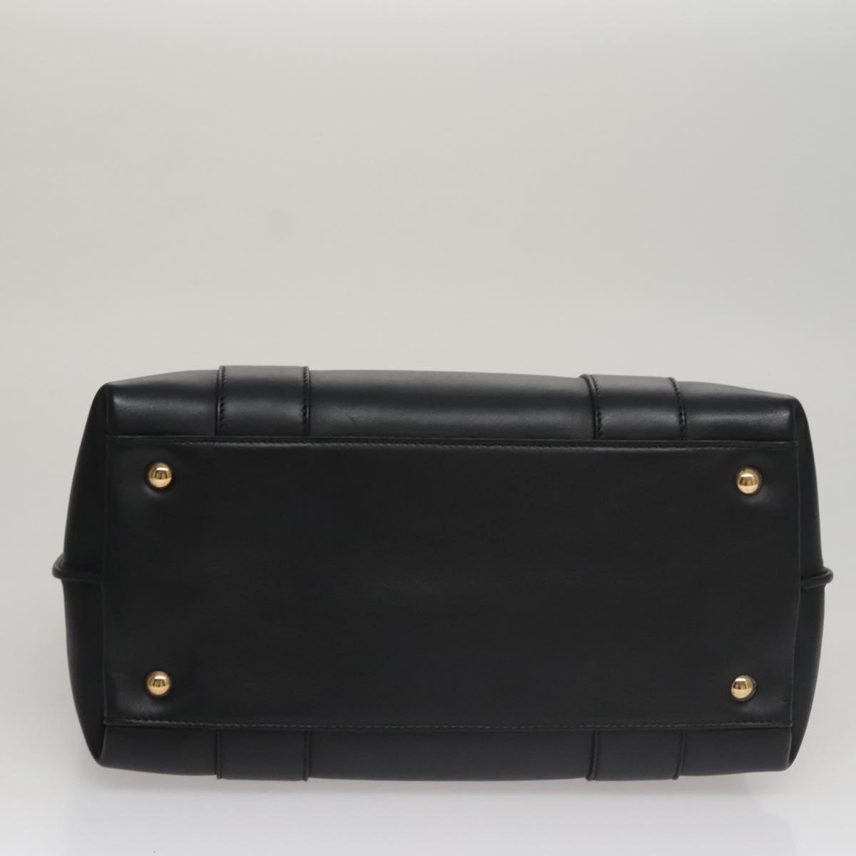 Salvatore Ferragamo Sookie Black Leather Handbag (Pre-Owned)