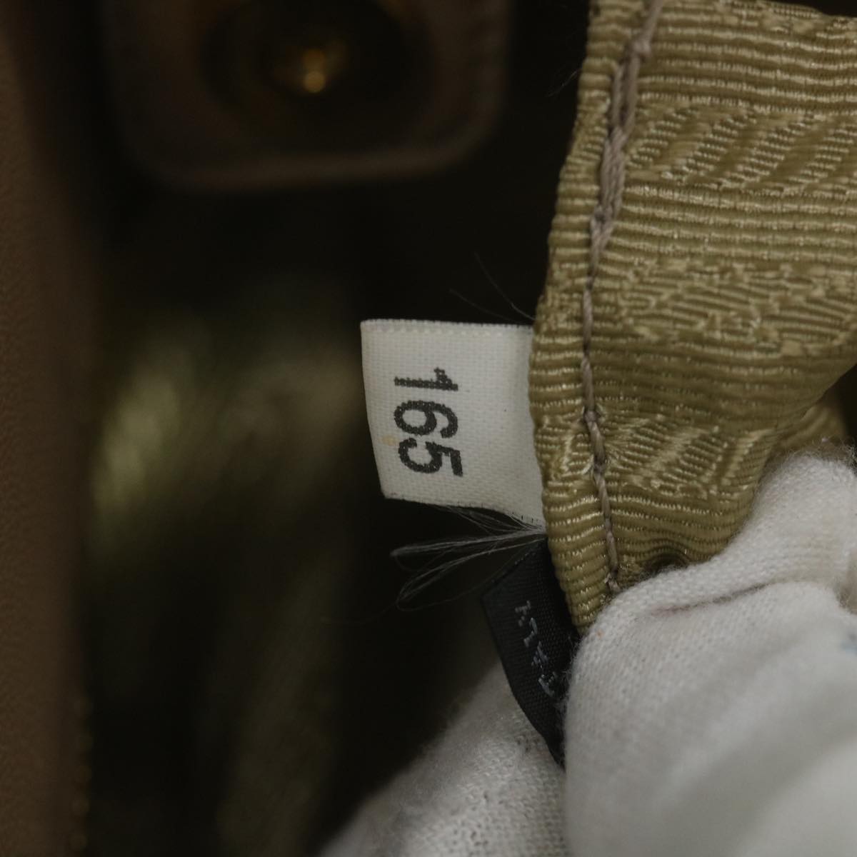 Prada Beige Synthetic Handbag (Pre-Owned)